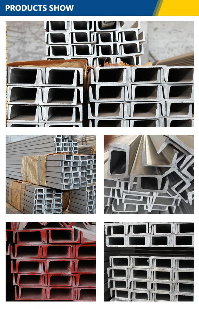 Canal de aço inoxidável de ASTM A479 201 laminados a alta temperatura H com o revestimento conservado 0